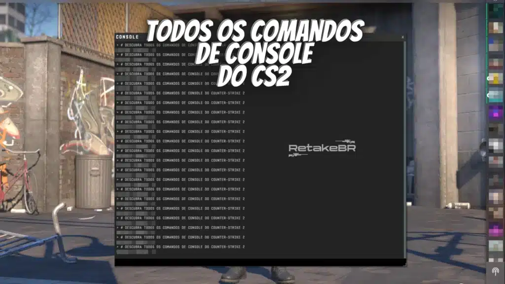 Todos os comandos do console CS2