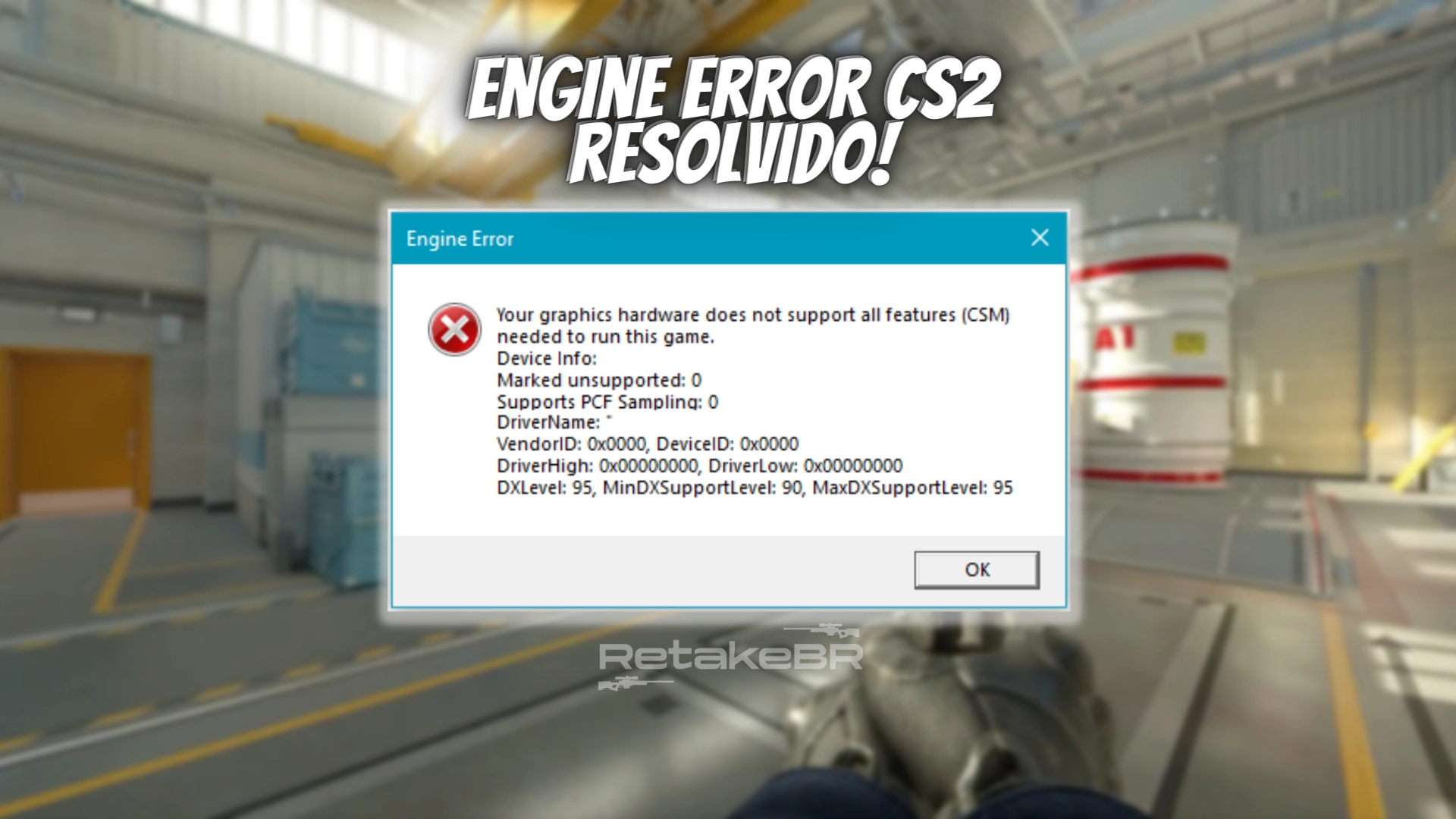 Engine Error CS2 - Como resolver