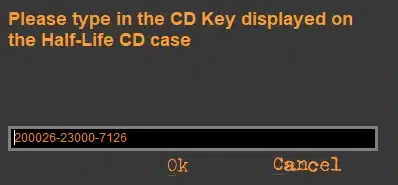 Half Life Counter Strike Mod - CD Key