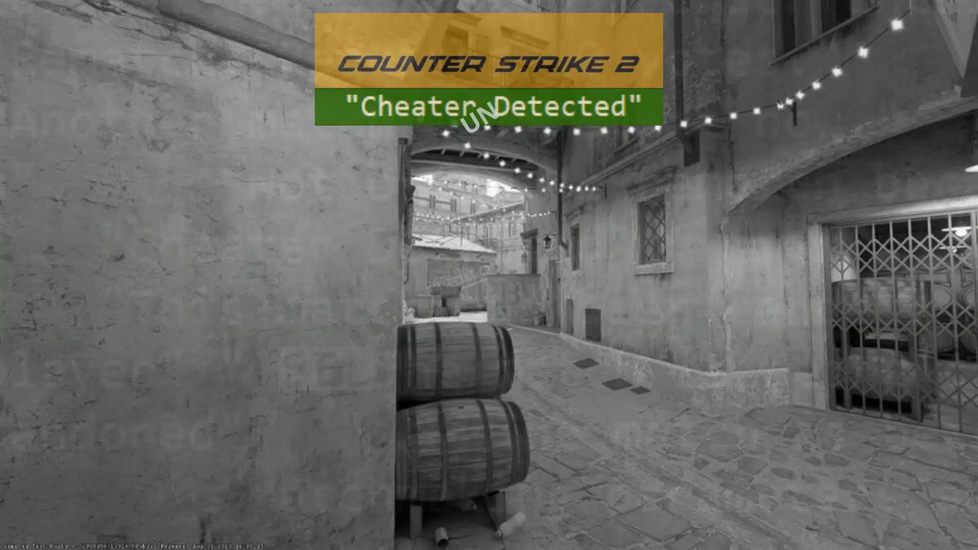 Cheater trava partida de CS2 após ser reportado 