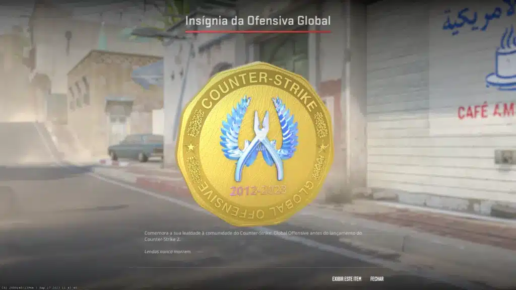 Insignia da Ofensiva Global do Counter-Strike 2